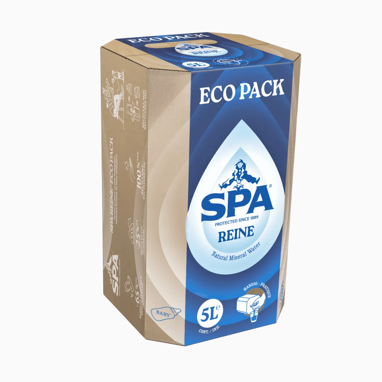 Natural Mineral Water Spa Reine Ecopack