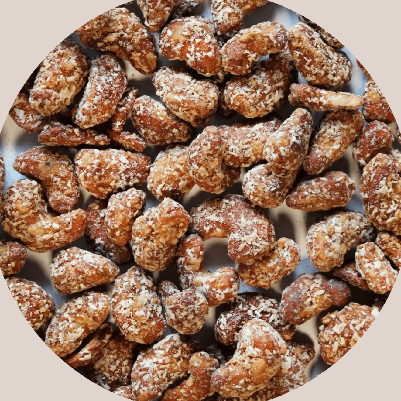 Noix Cajou Pralinées Coco en Vrac Bio