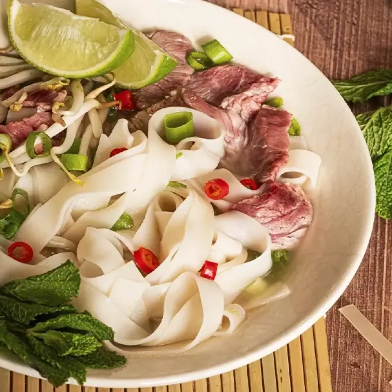 Nouilles larges de riz 1/2 complet Bio