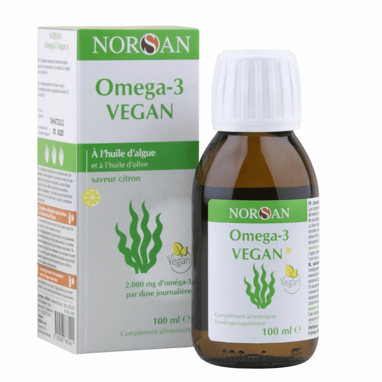 Omega-3 Vegan 2000 mg Huile Algue