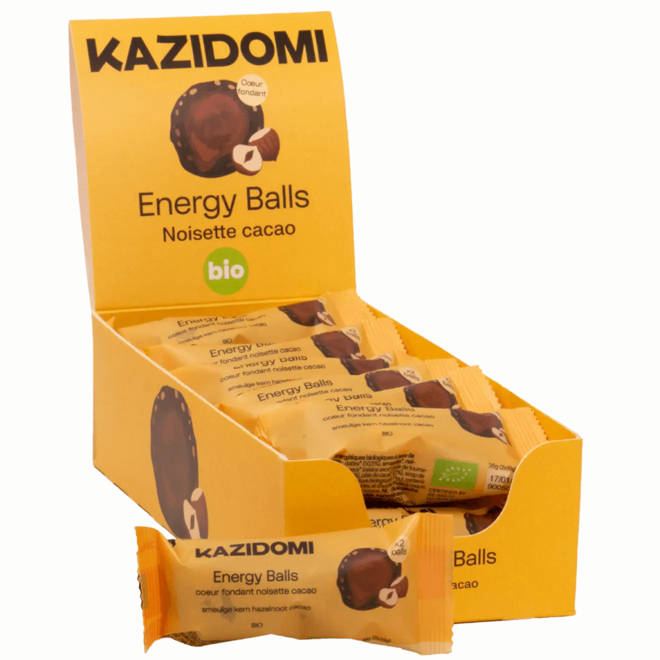 Pack Boules Energie Noisettes & Cacao Bio