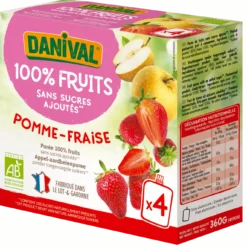 Poki Compote Pomme & Fraise Enfants Bio