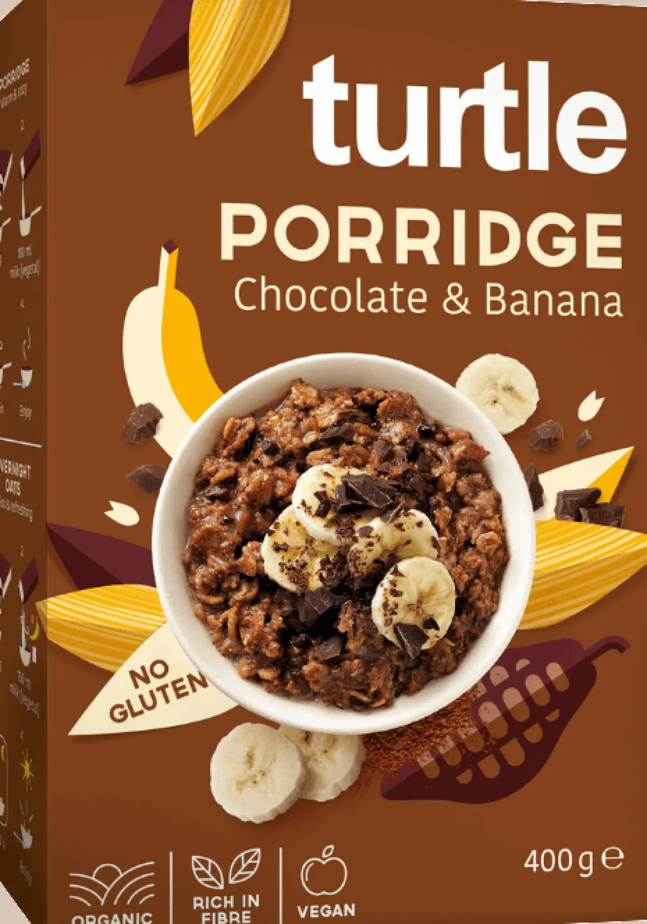 Porridge Banane Chocolat Sans Gluten Bio