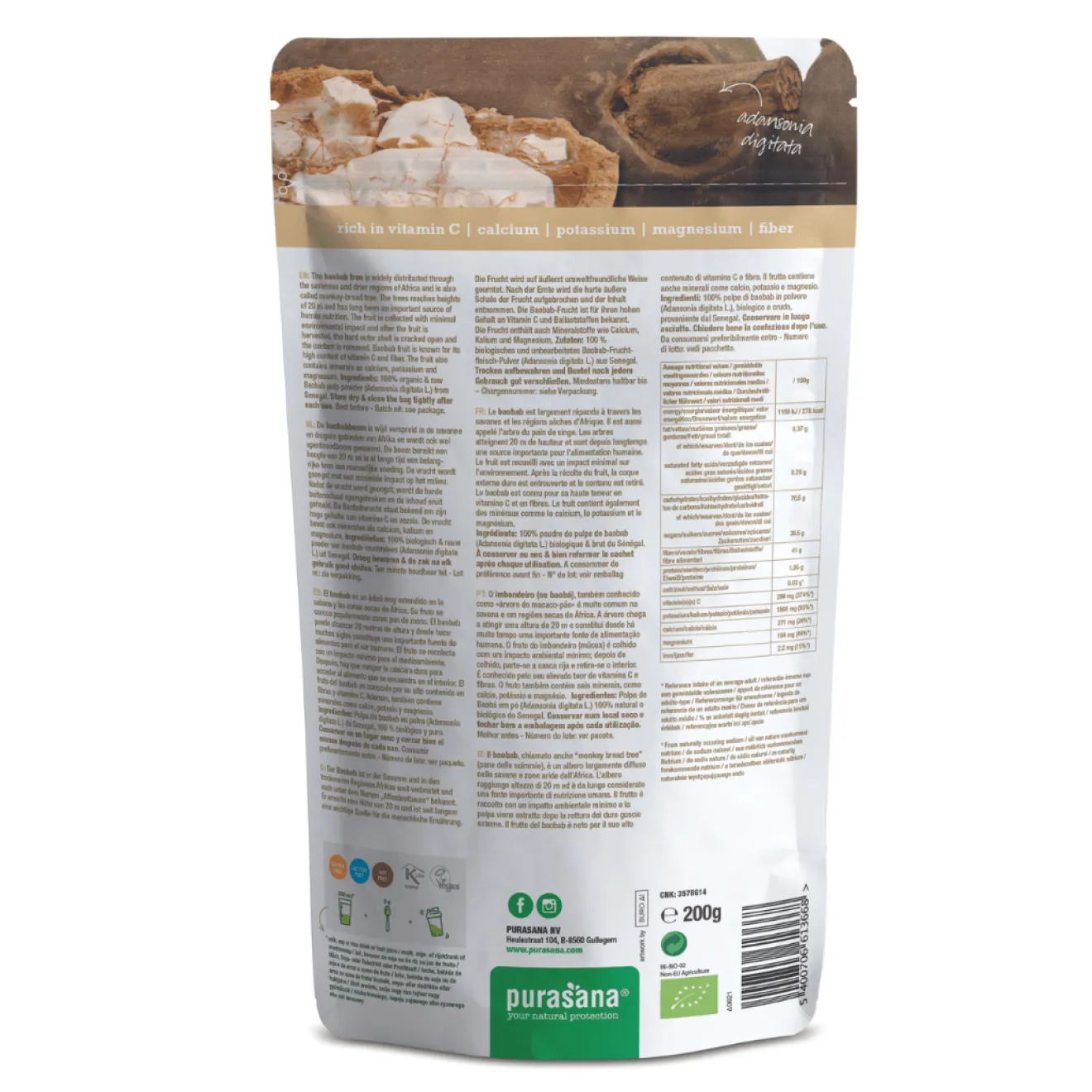 Poudre Baobab Bio