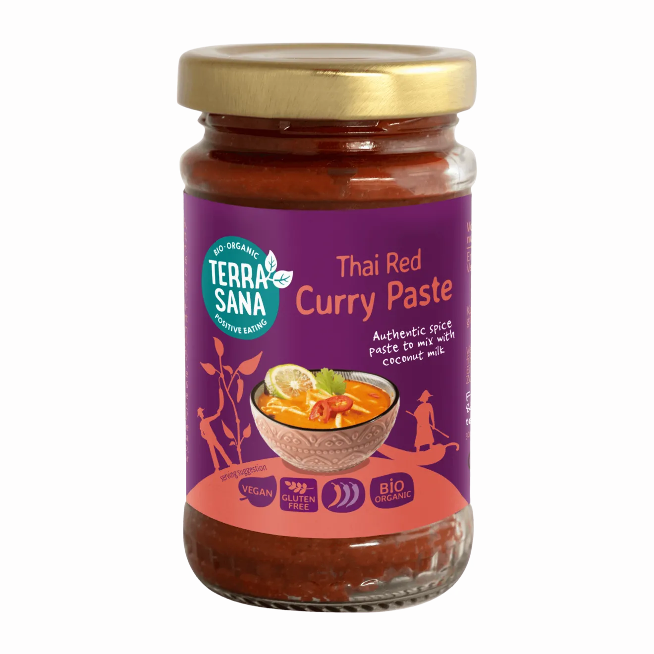 Pâte Curry Rouge Bio