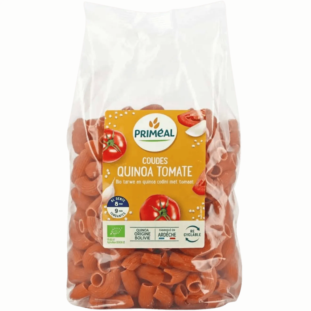 Pâtes Blé Quinoa & Tomates Bio