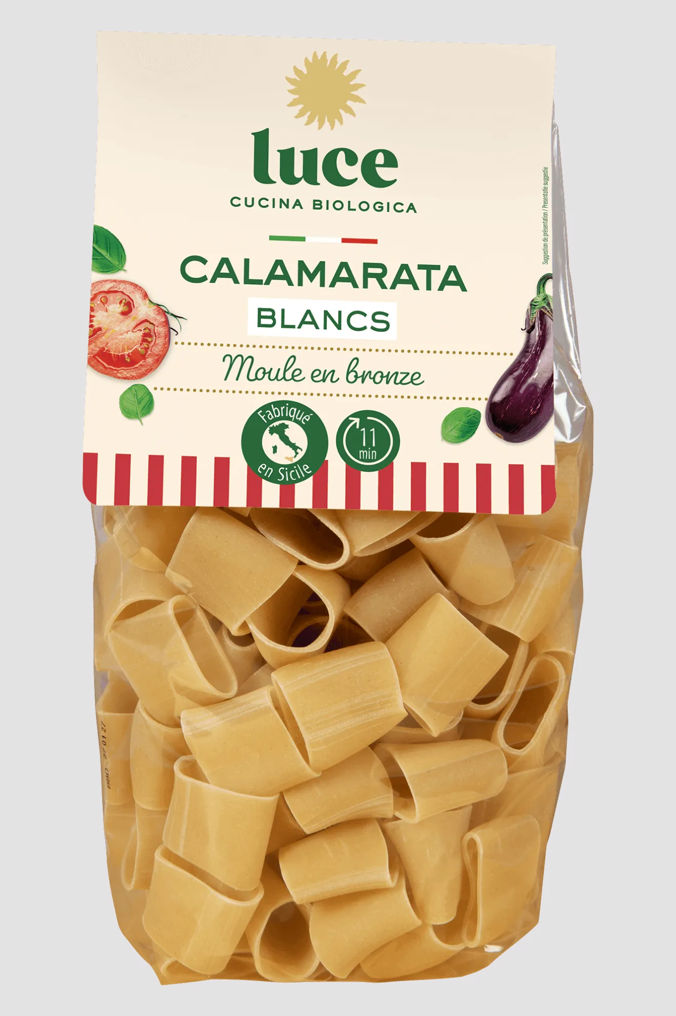 Pâtes calamarata Bio