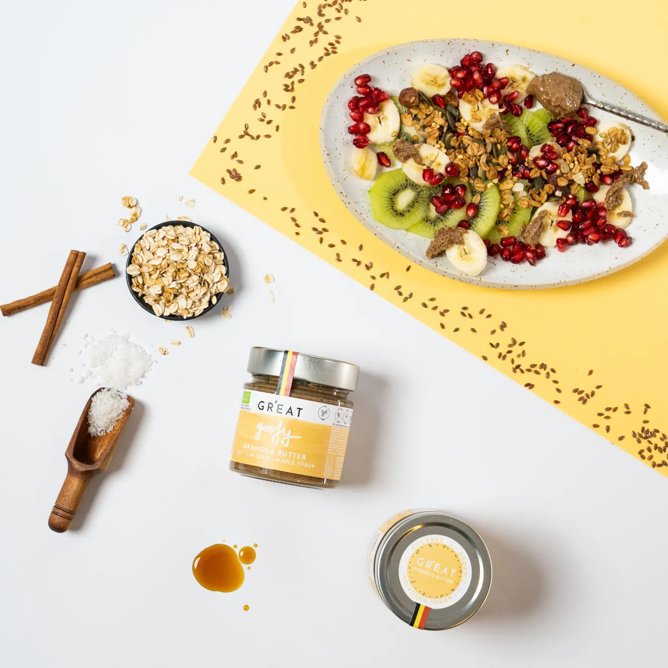 Pâte à Tartiner Avoine Lin Sans Gluten Bio
