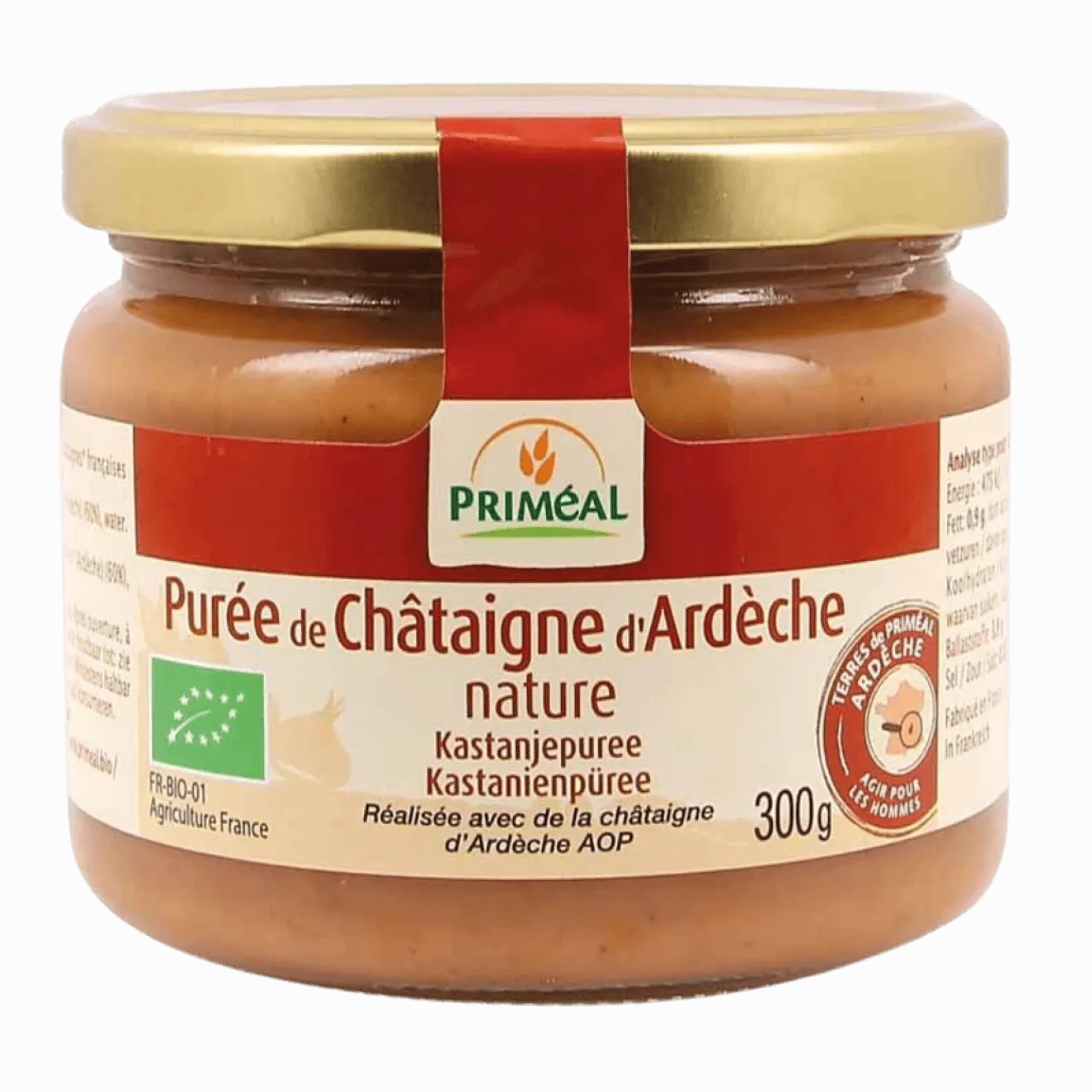 Purée de Châtaigne Ardèche Bio
