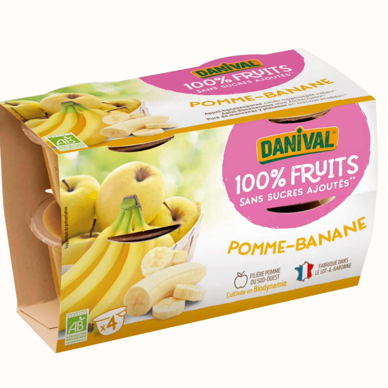 Purée Pomme Banane Bio