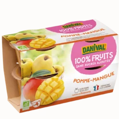 Purée Pomme Mangue Bio