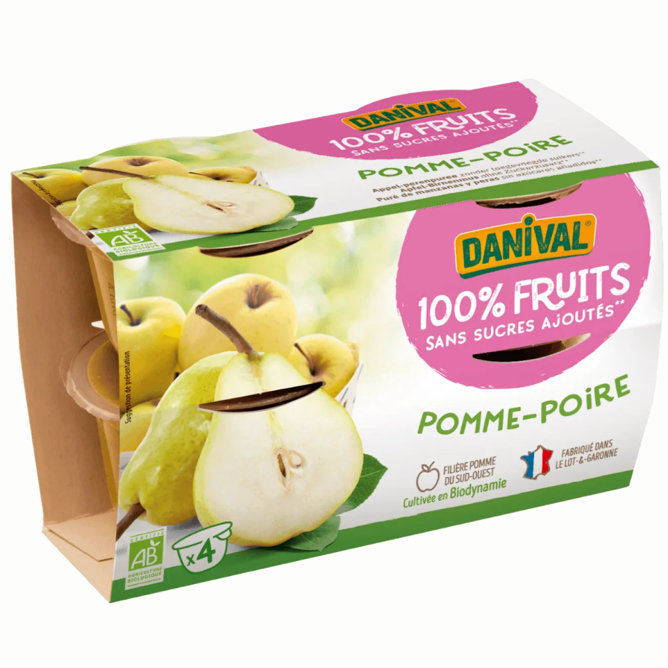 Purée Pomme Poire Bio