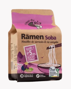Ramen Soba Sarrasin & riz complet Bio