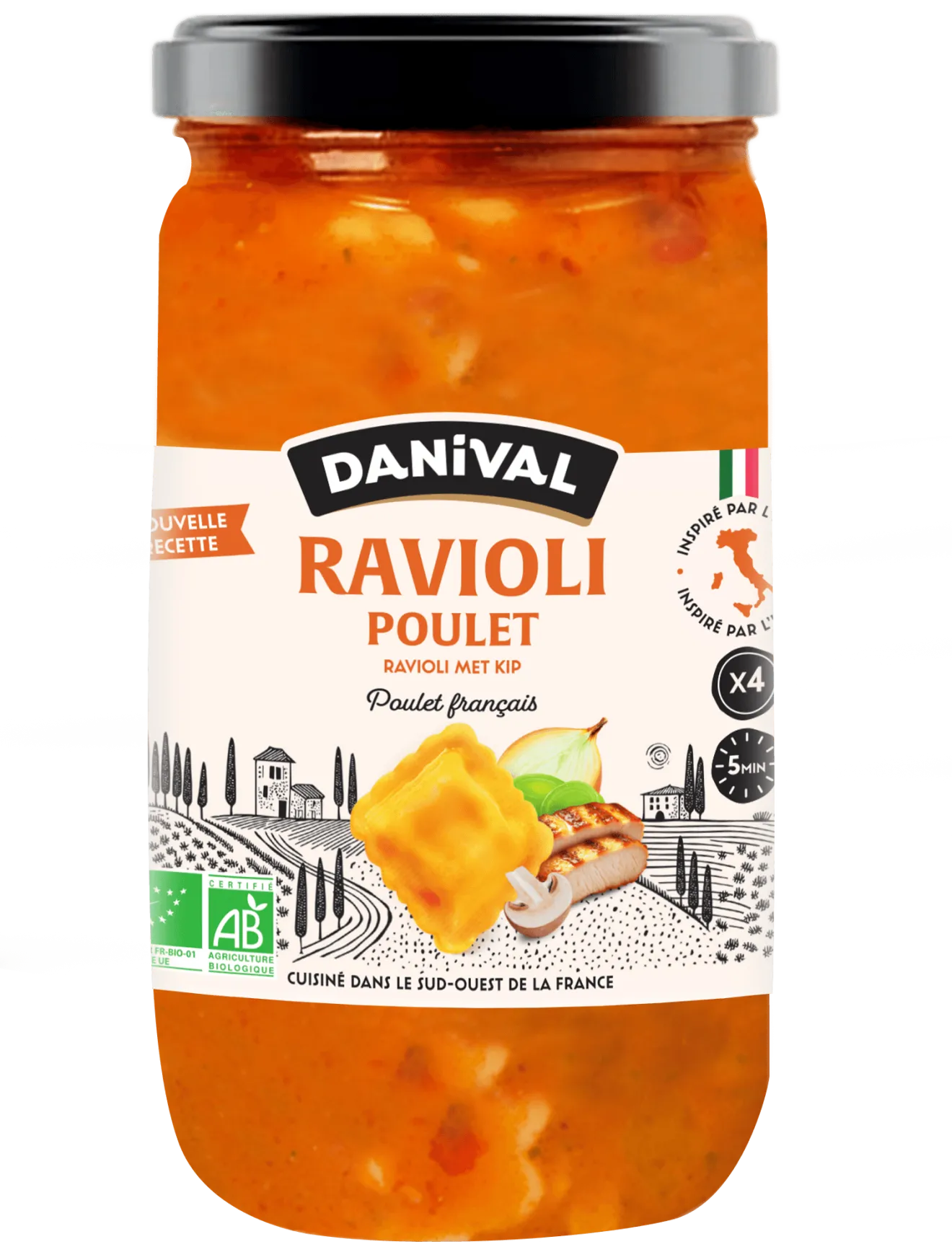 Ravioli Poulet Bio