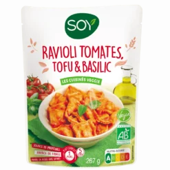Ravioli Tomates Tofu Basilic Bio