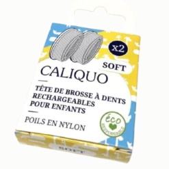 2 Recharges Brosses à dents Enfant Souples Bio