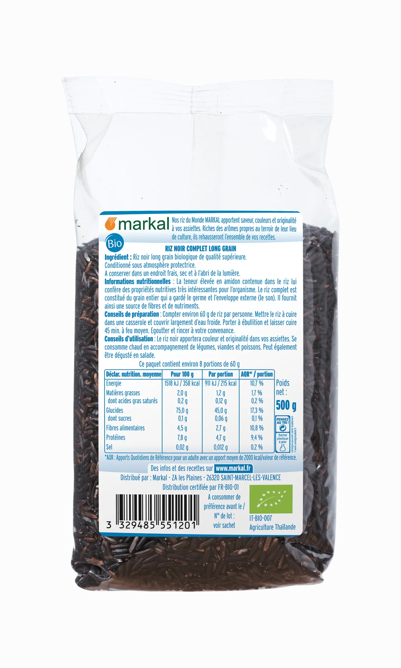 Riz Noir Complet Bio
