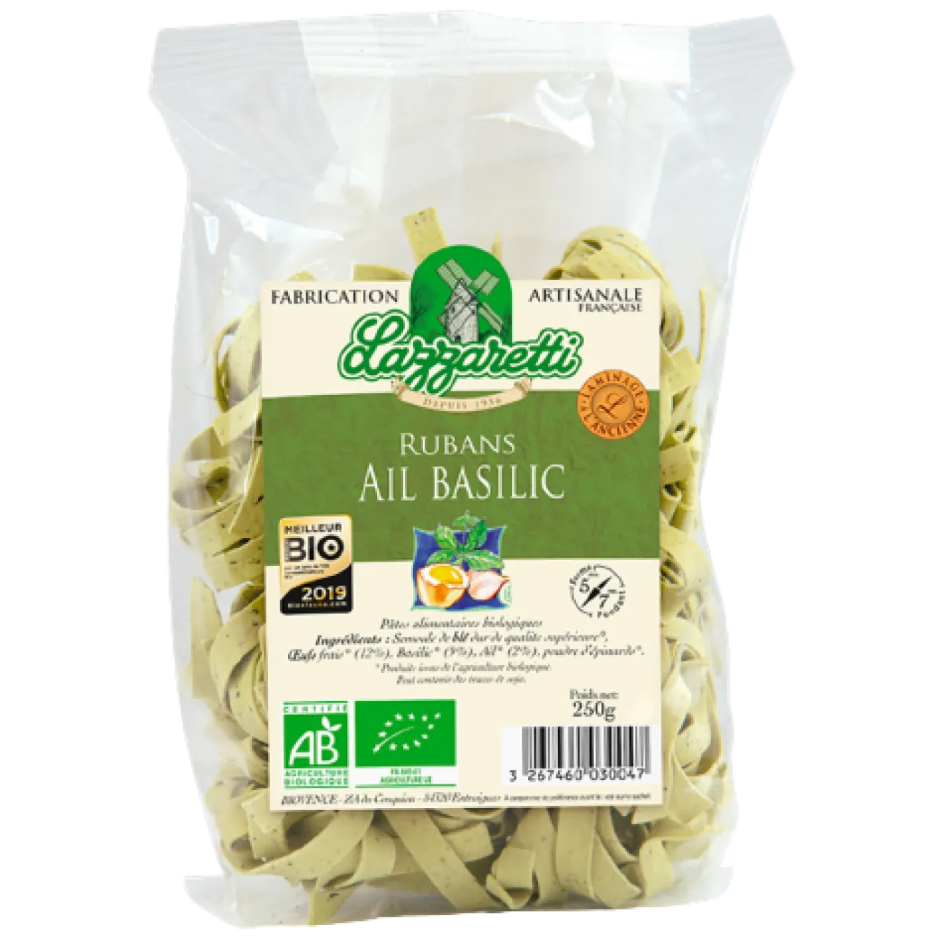 Ruban Basilic Ail Bio