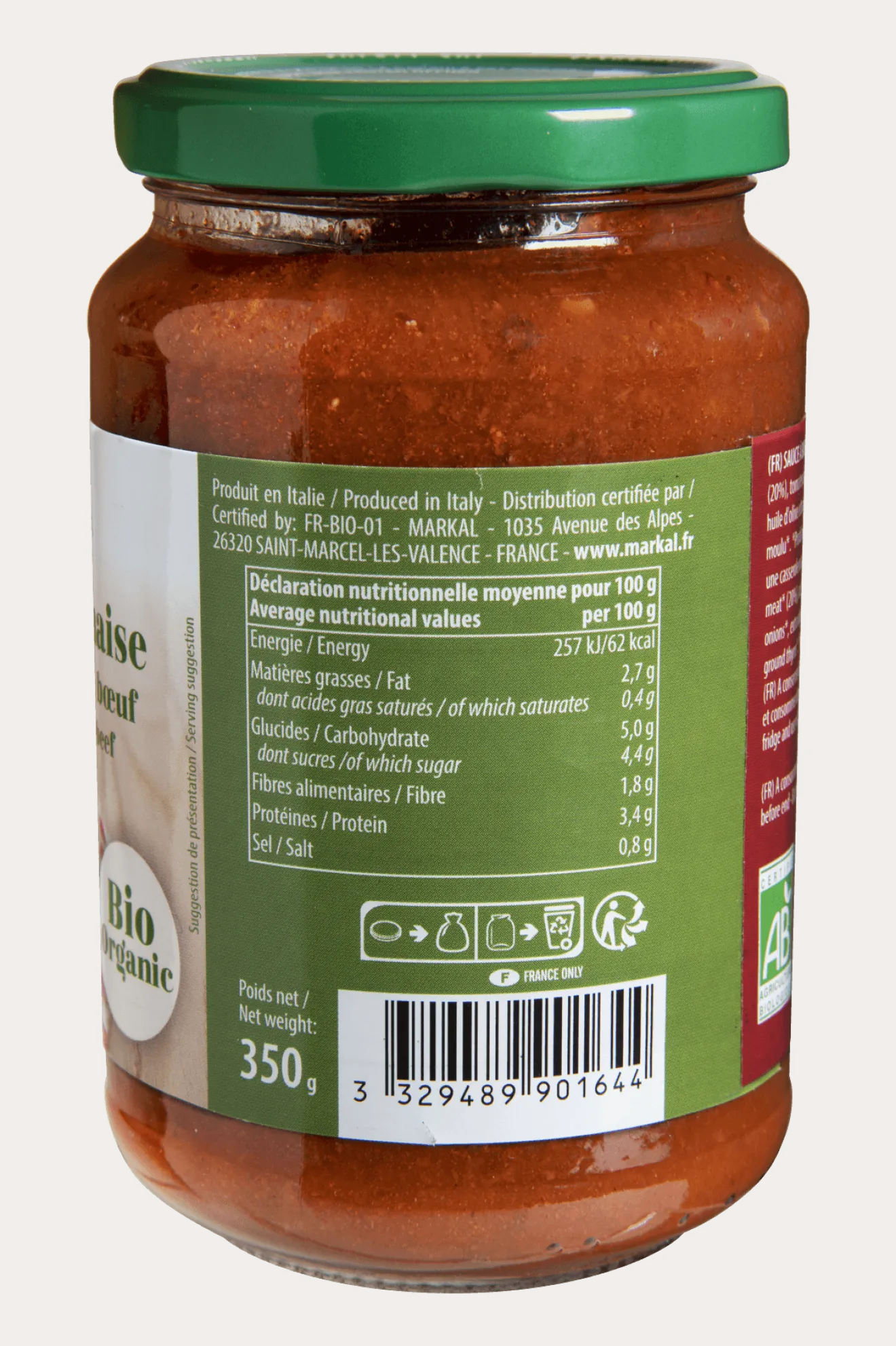 Sauce Bolognese Bio