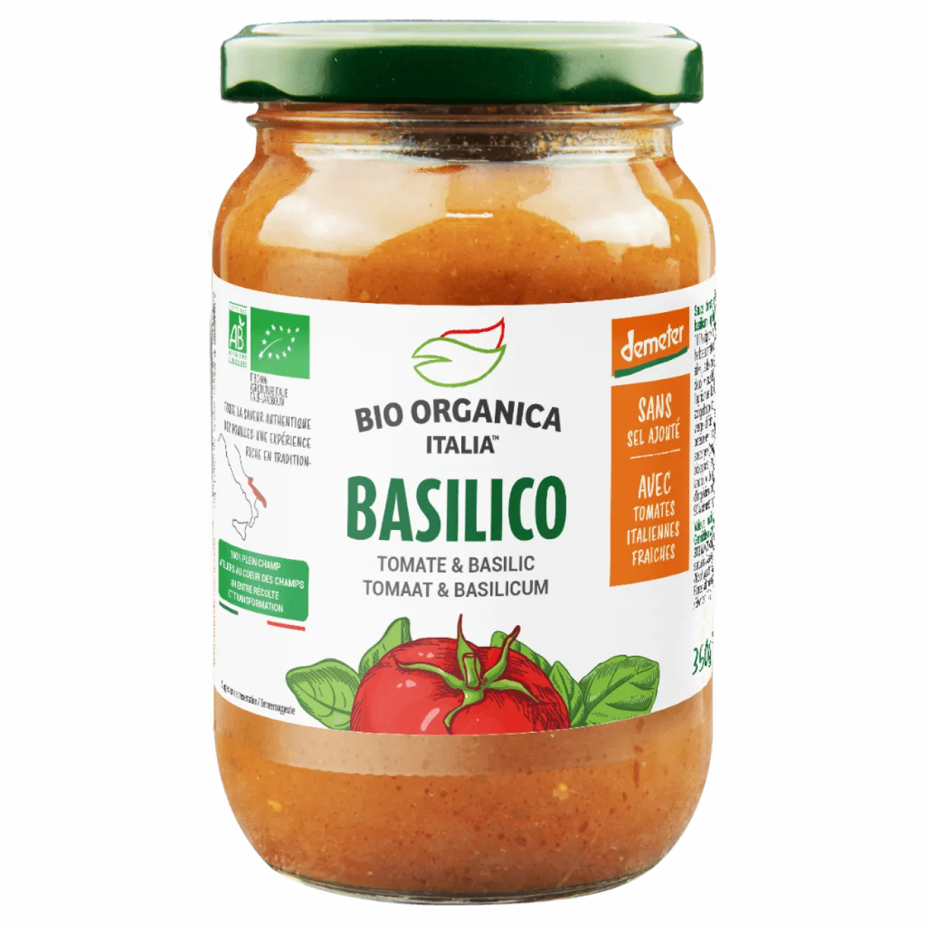Sauce Tomate Basilic Bio