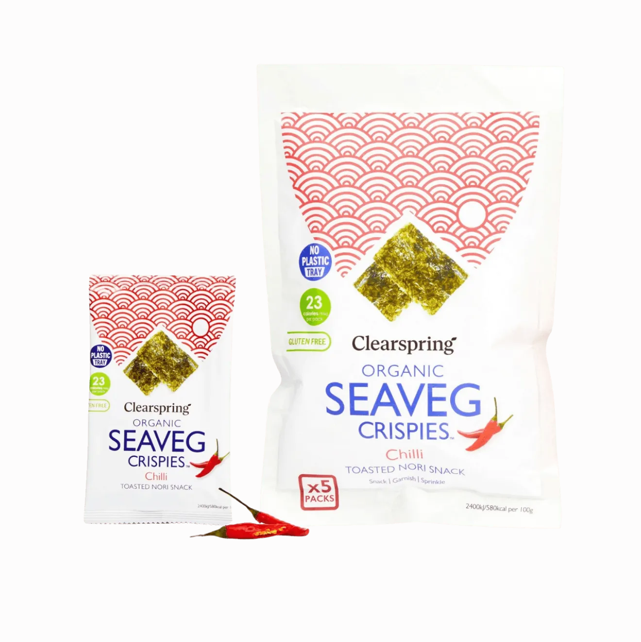 Seaveg Crispies Chili Multipack Bio