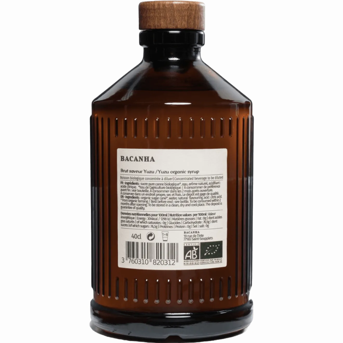 Sirop Yuzu Brut Bio