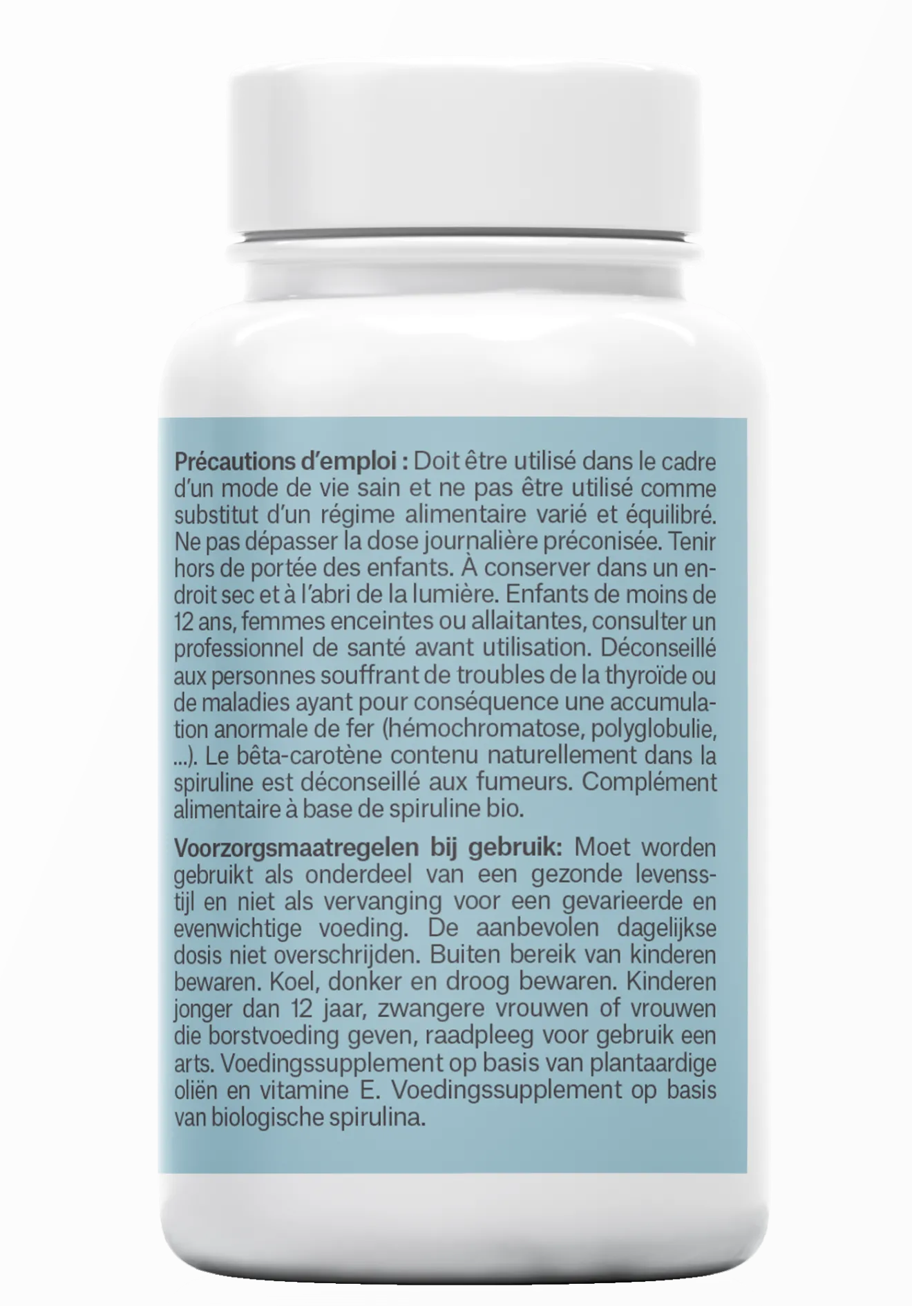 Spiruline 500µg Bio