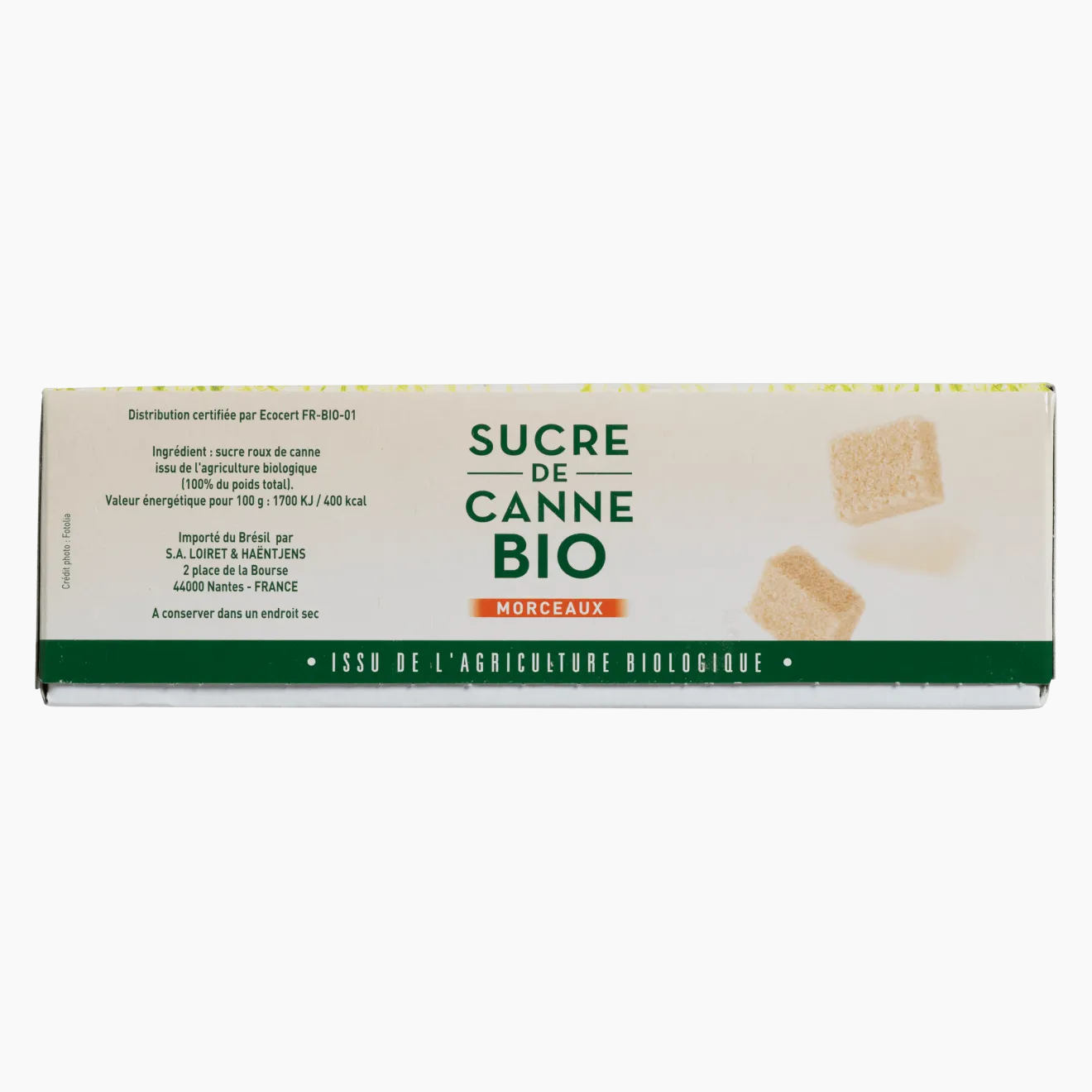 Sucre de Canne Morceaux Roux Bio