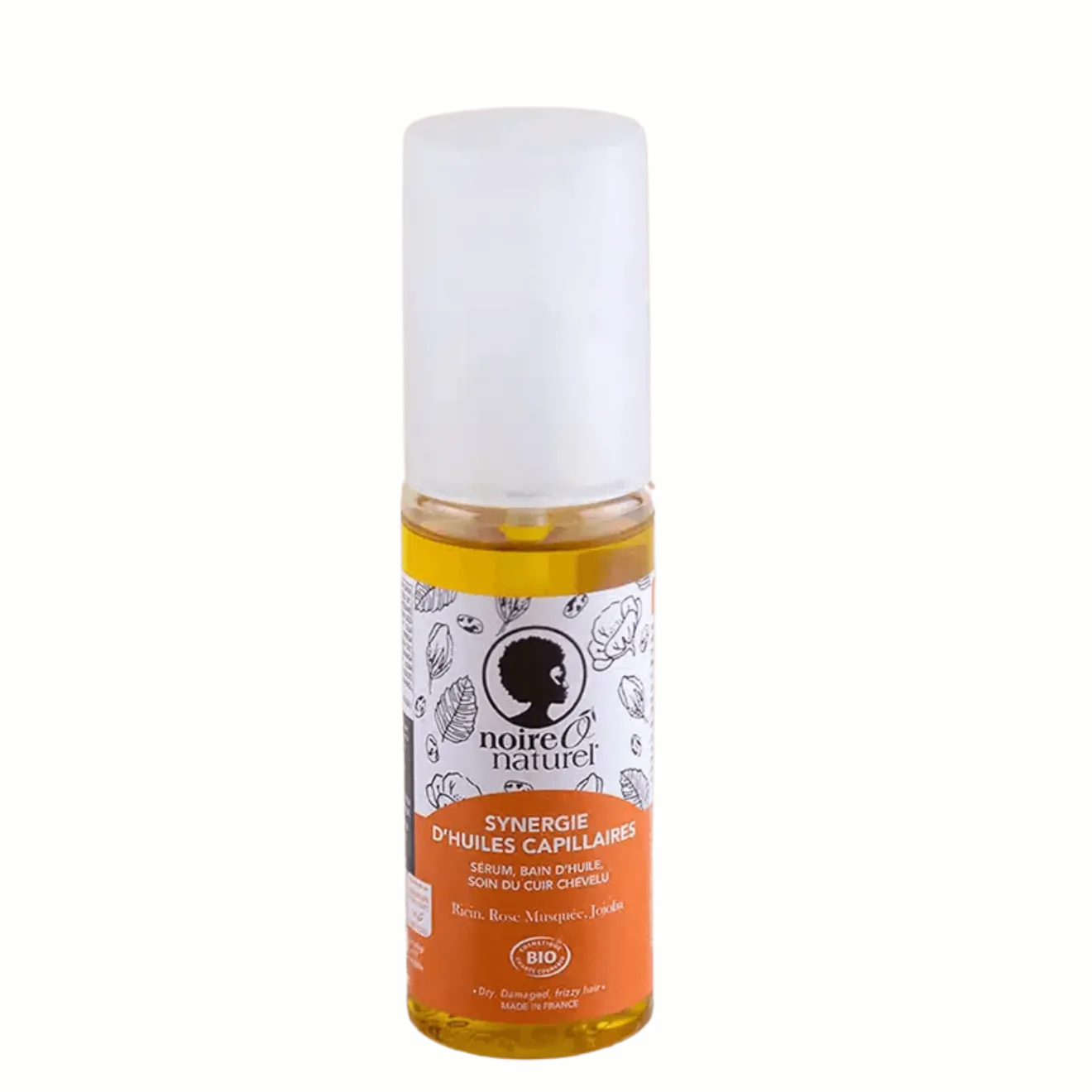 Synergie Huiles Cheveux 100% naturelle Bio