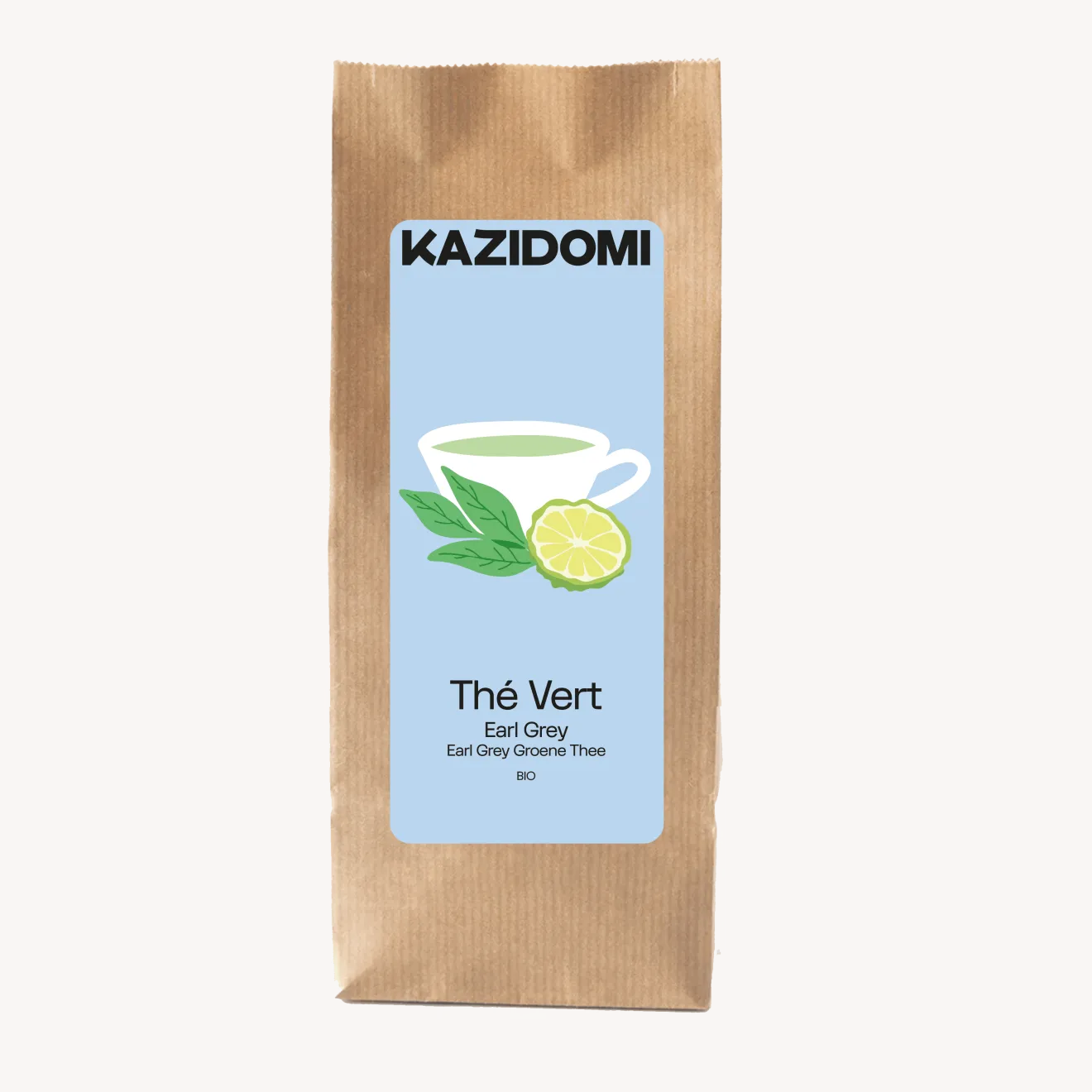 Thé vert earl grey Bio