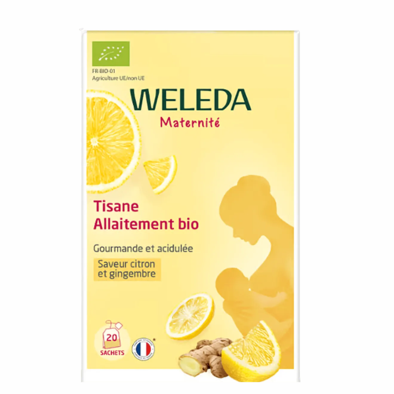 Tisane Allaitement Citron Gingembre Bio