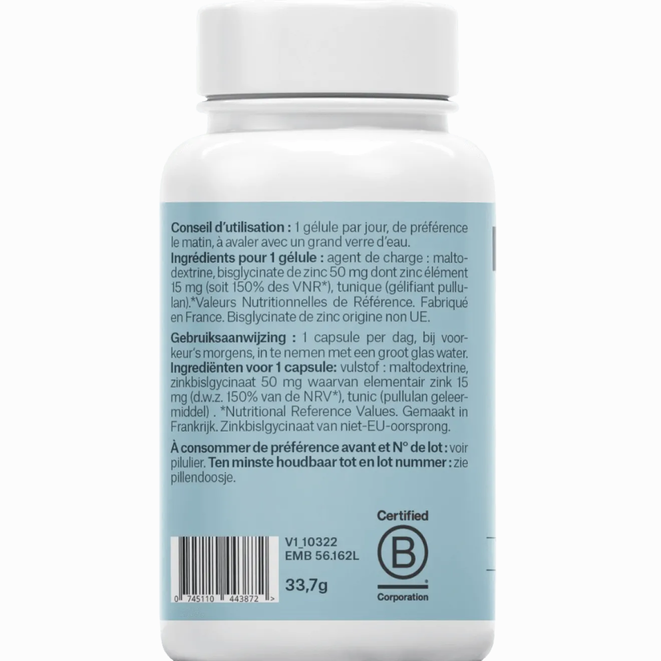 Zinc Bisglycinate 50µg